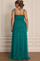 Vestido Festa Madrinha Plus Size Verde Esmeralda   Longo Ladydress