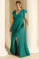 Vestido de Festa Longo Verde Esmeralda Mariah Ladydress