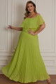 Vestido Festa Madrinha Plus Size Verde Lima   Longo Ladydress