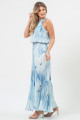 Vestido Longo Estampado Cris Serenity