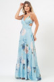 Vestido Longo Estampado Valentina Serenity