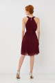 Vestido Curto Angel Marsala