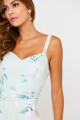 Vestido Curto Estampado Iara Verde Menta