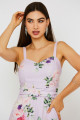 Vestido Curto Estampado Iara Lavanda