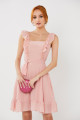 Vestido Curto Alana Rosa