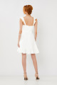 Vestido Curto Alana Off White