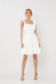 Vestido Curto Alana Off White