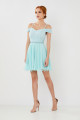 Vestido Curto Pandora Verde Claro
