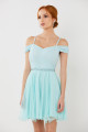 Vestido Curto Pandora Verde Claro