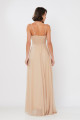 Vestido Longo Aline Dourado