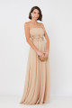Vestido Longo Aline Dourado