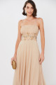 Vestido Longo Aline Dourado