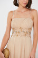 Vestido Longo Aline Dourado
