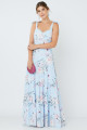 Vestido Longo Estampado Analu Serenity