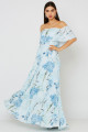 Vestido Longo Estampado Rafaela Serenity