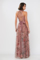 Vestido longo Estampado Fabi Rose