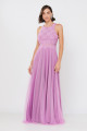 Vestido Longo Taina Lavanda