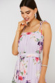Vestido Midi Estampado Catarina Lavanda